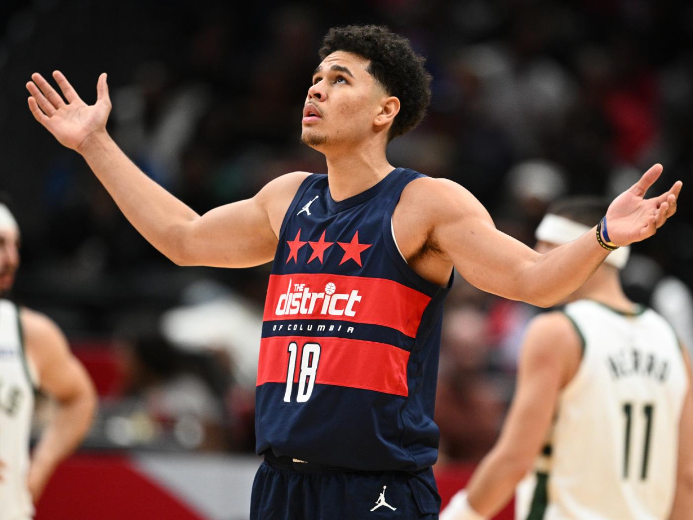 Kyshawn George kehrt bei den Washington Wizards mit einem Auftaktsieg in den Meisterschaftsbetrieb zurück