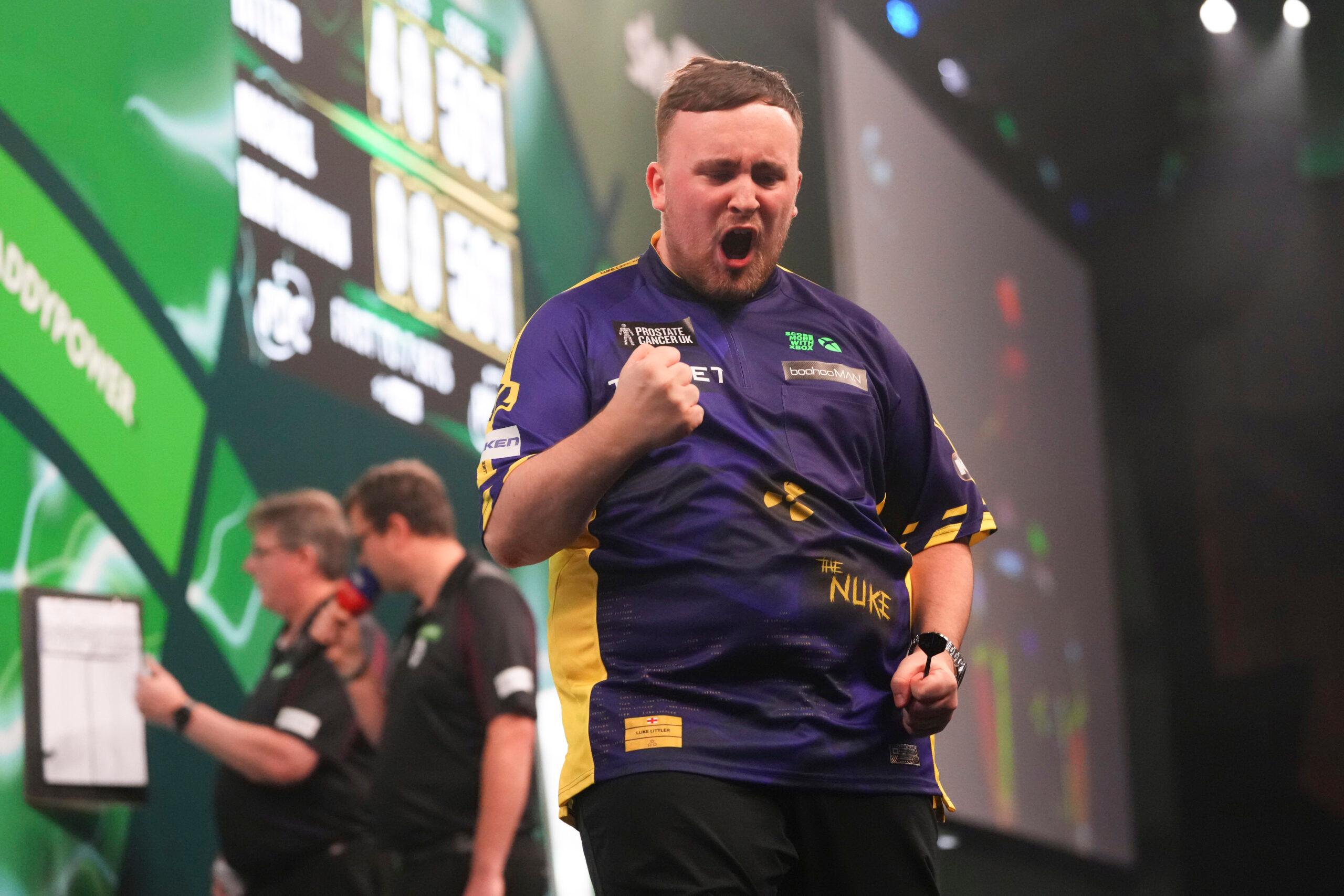 Luke Littler ist auch bei der European Darts Championship Top-Favorit.