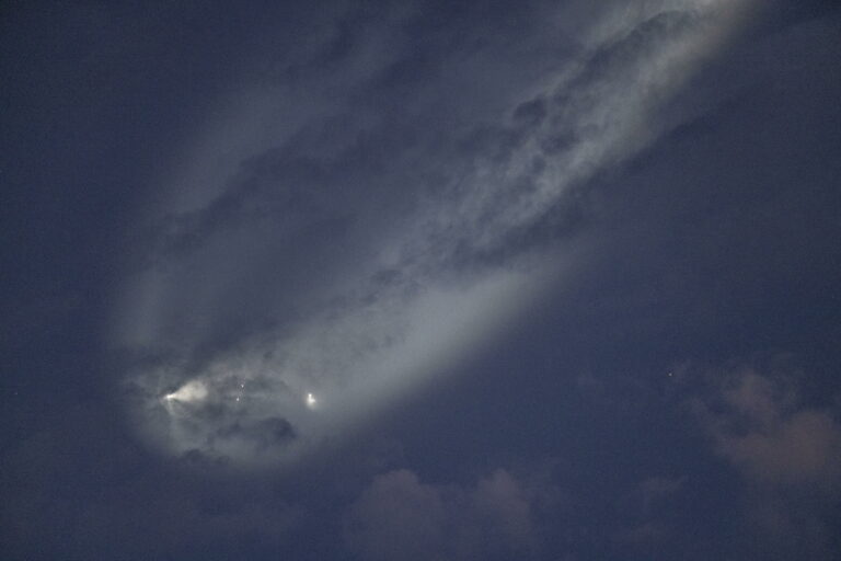 leuchtende Wolken