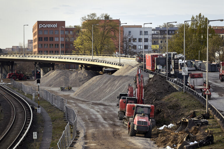 Abriss der Westendbrücke